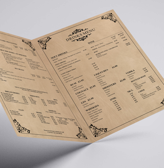 A3 Half Fold Flyers 120gsm uncoated