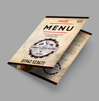 A4 Half Fold Leaflets 300gsm gloss
